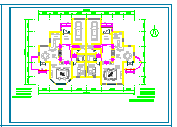 排屋别墅建筑施工设计CAD图纸-图二