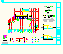 温州某厂房改教学楼结构加固CAD建筑设计施工图-图一
