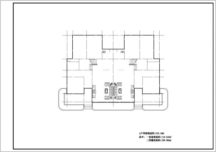 316+225+145平米三套2层砖混结构单体乡村别墅全套建筑设计CAD图纸_图1