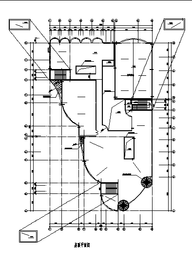 洋河某小区幼儿园多层综合楼建筑设计施工cad图纸（含说明）-图二