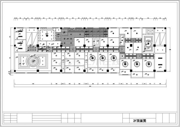某休闲中心建筑设计CAD方案图纸-图二