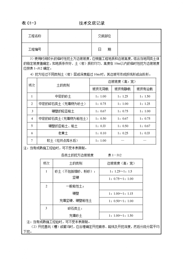 机械挖土技术交底设计施工方案-图二