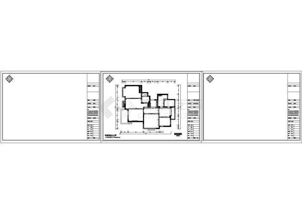 星海家苑现代风格住宅装修施工图-图一