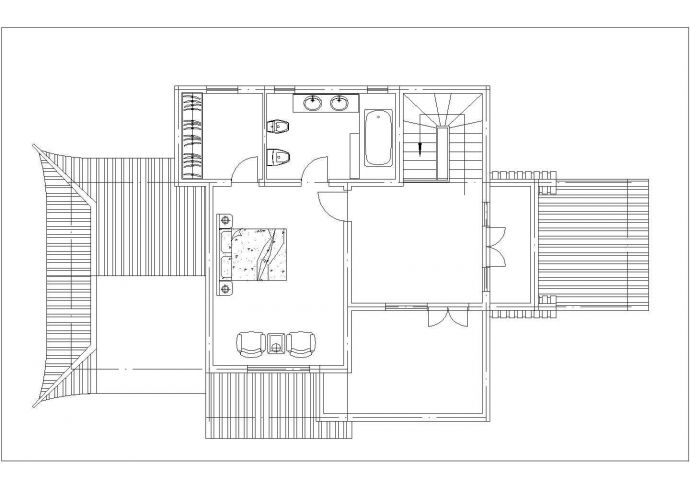 苏州市吴江区某现代化村镇3层砖混结构苏式别墅全套建筑设计CAD图纸_图1