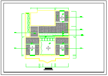 经典大三居家庭室内装修cad平面设计施工图纸_图1