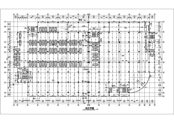某地区商业大厦建筑CAD施工图纸-图二