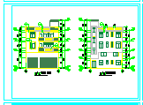 私人住宅建筑设计CAD施工图纸-图一