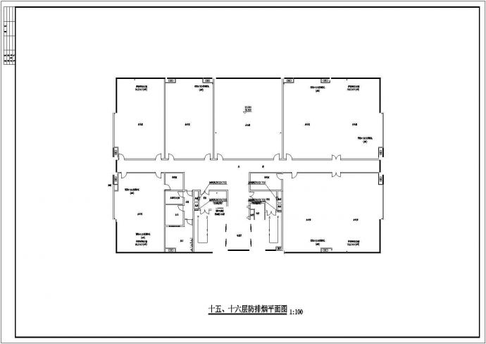 空调设计_某综合楼空调图施工CAD图_图1