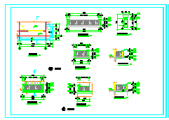 两层小别墅建筑全套cad设计图纸