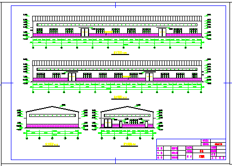 开发区钢结构厂房cad建筑结构cad设计图纸_图1
