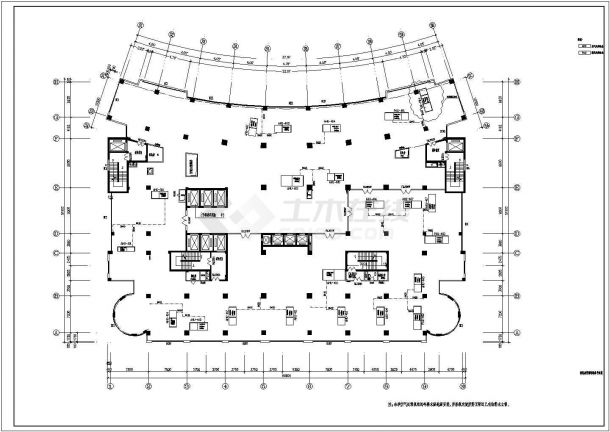 空调设计_医院洁净手术室空调CAD图-图二