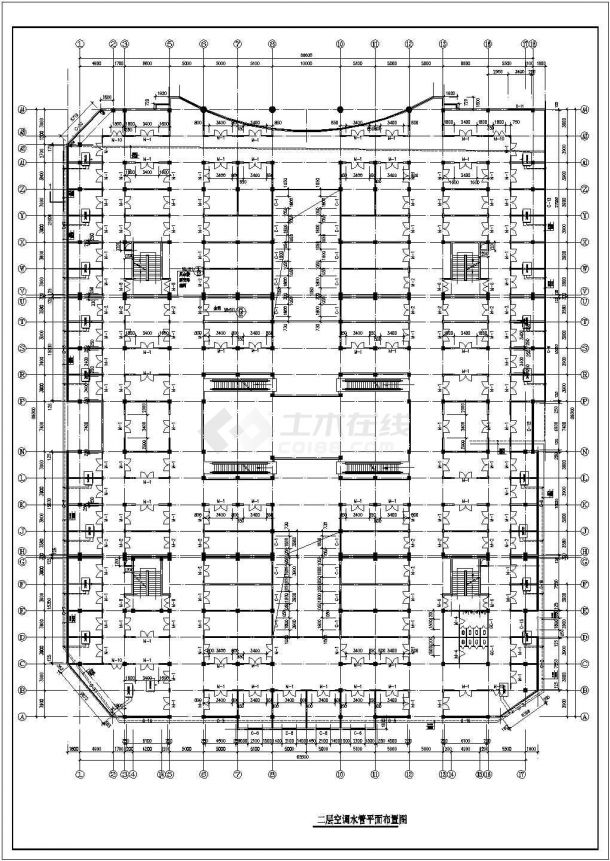  The latest sorted CAD design drawing of central air conditioning in shopping malls 3 - 2