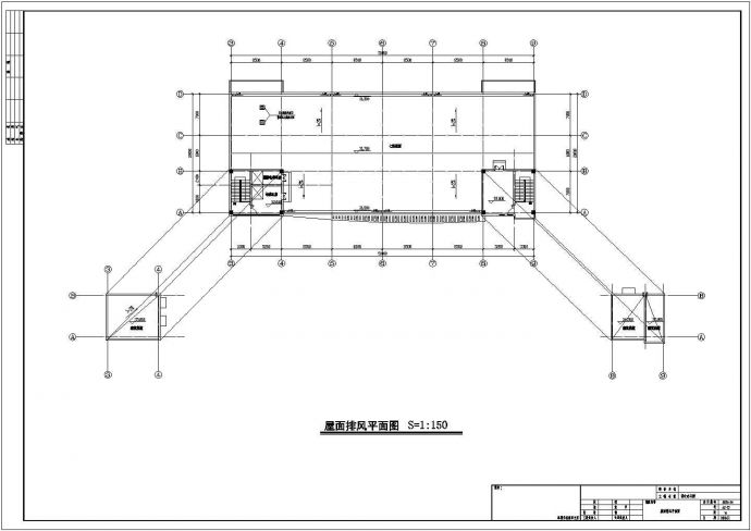 暖通设计_综合楼暖通施工CAD图纸_图1