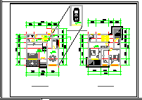 三层小康别墅建筑设计CAD施工图-图二