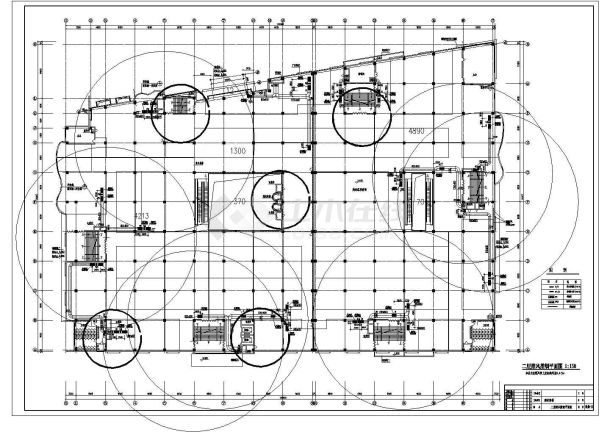 建材商场空调暖通设计施工CAD图纸（含大样，设计施工说明，设备表）-图二