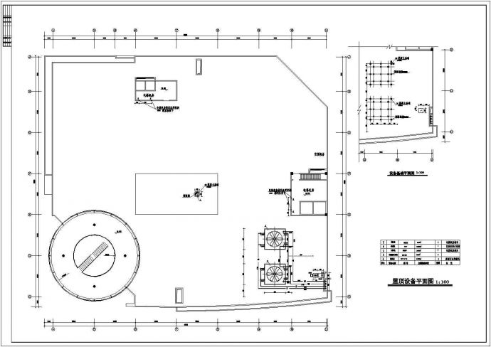 某商场全套空调设计cad施工图（大院设计）_图1