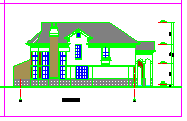 新加坡设计的豪华别墅建筑施工cad图纸_图1