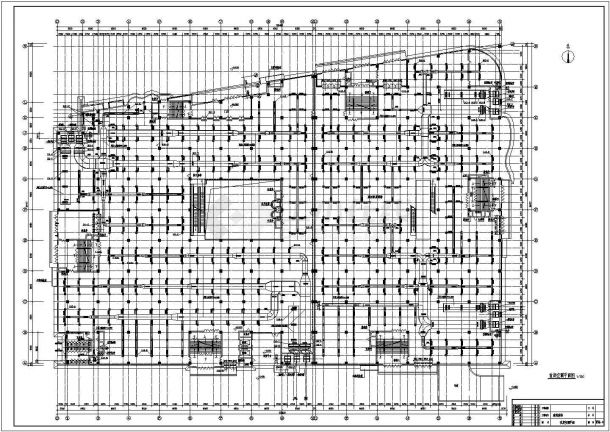 【西安】某地建材商场空调暖通设计施工CAD图-图二
