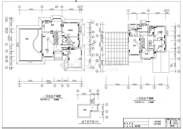 某现代科技化风格别墅智能化CAD完整大样设计图纸-图二