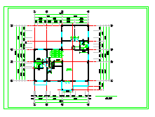 一套别墅建筑施工设计CAD详图-图一