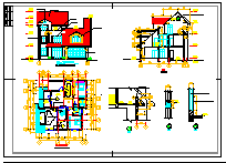 月池别墅山庄建筑设计CAD图-图一