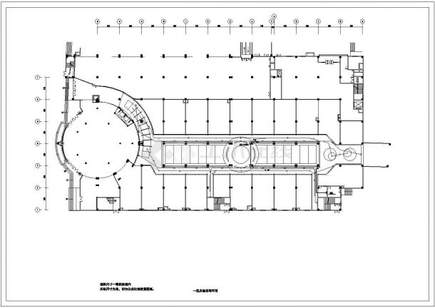 某大型商场内部公共空间照明设计cad电气施工图（含设计说明）-图二