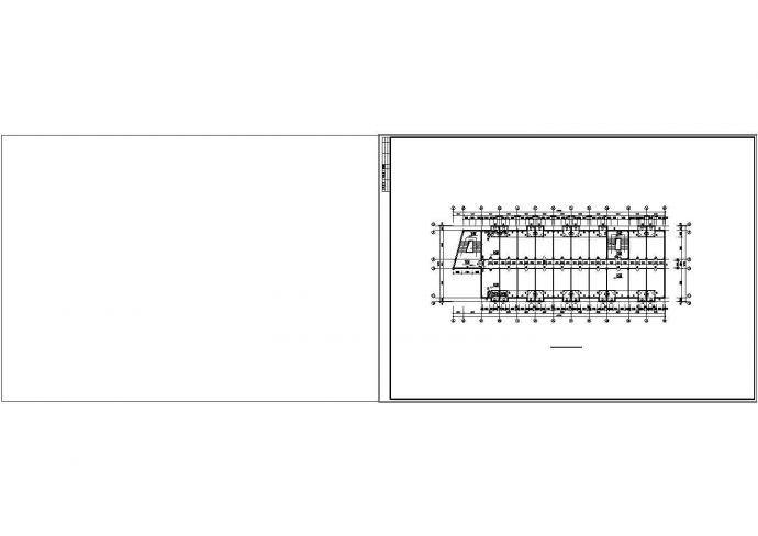 某食堂综合楼建筑设计cad施工图纸_图1