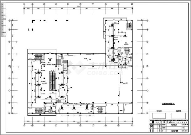 [河北]改建装修某商业街整套空调系统设计cad施工方案图-图一