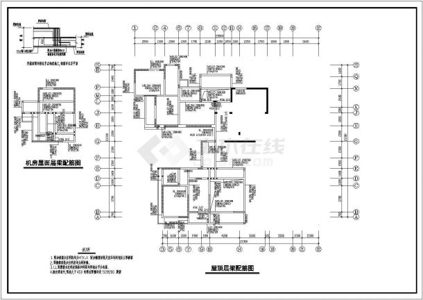 某18层剪力墙住宅结构施工建筑工程cad设计图-图二