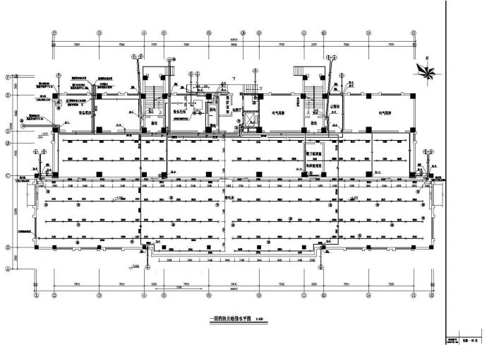 某地区办公楼溴化锂空调暖通工程设计图_图1
