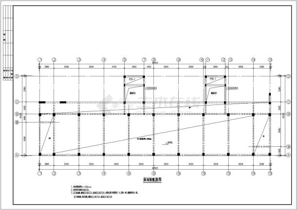 江西省某某大学学校全套教学楼建筑建筑设计cad施工图-图二