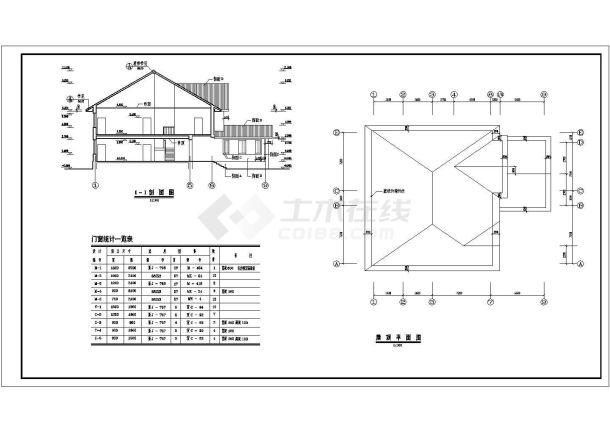 某著名景区别墅建筑CAD详细设计构造图-图一