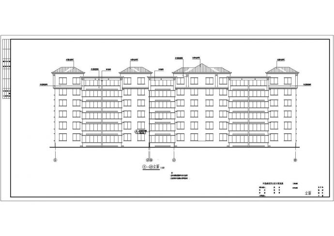 某地区现代小区复式住宅建筑详细设计施工方案CAD图纸_图1