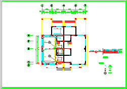 某两居室住宅室内装修设计cad施工图_图1