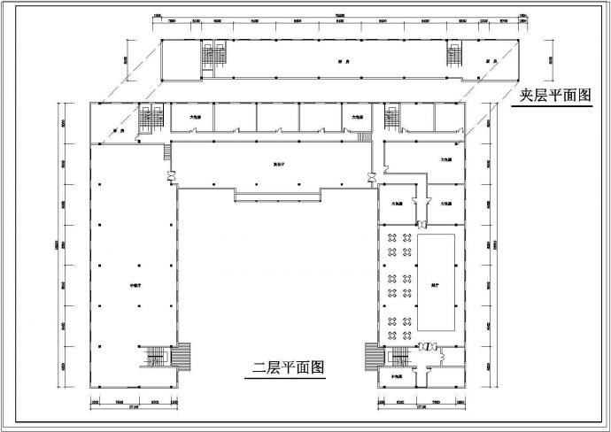 星光酒店建筑设计cad方案图_图1