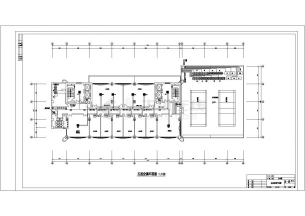 办公楼设计_北方某高层办公楼多联机系统详细设计cad施工图-图一