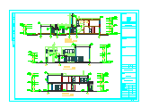某两层别墅建筑cad设计施工方案图-图一