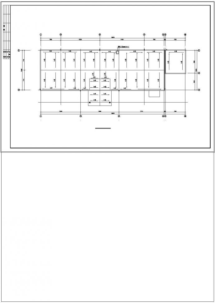 某药浴中心设计cad建筑施工图_图1