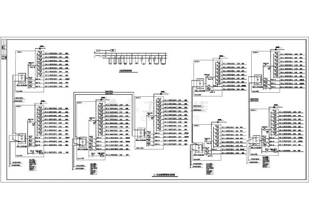 某17万平米地下大型商场配电设计cad全套电气施工图（含设计说明）-图二