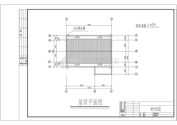 【无锡】某三层新农村小康住宅楼全套建筑施工cad图(含结构平面图)-图二