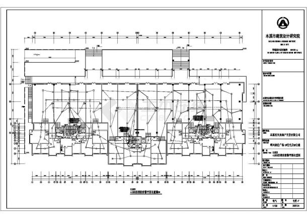 高层办公楼消防报警设计全套CAD图-图二