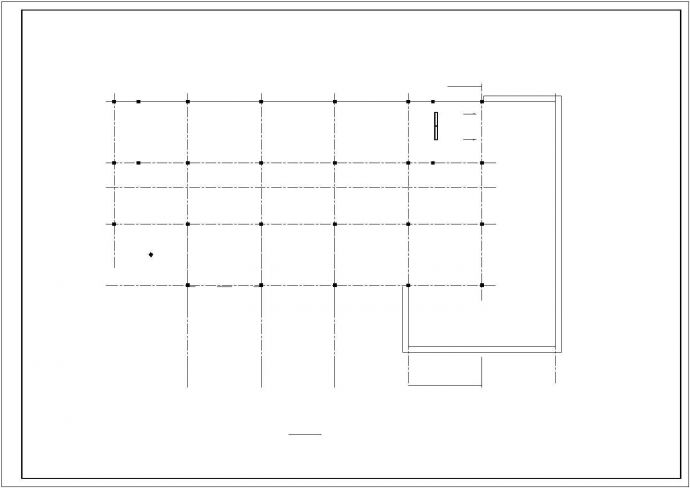 某3层百货商场全套设计(含计算书，建筑图，结构图，周记，PKPM)_图1