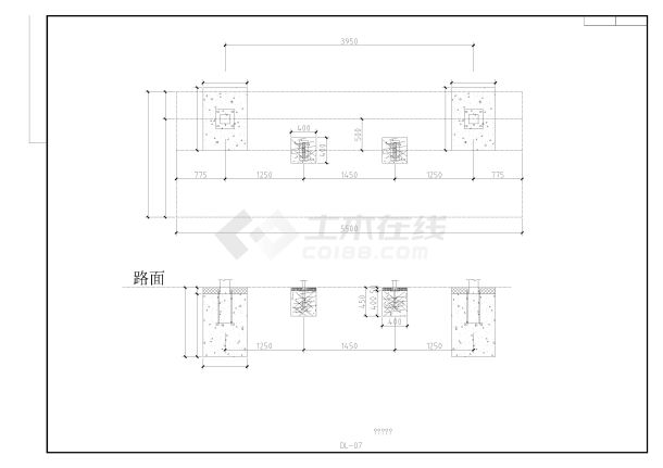 农村公交站提升改造工程--土建图纸-图二