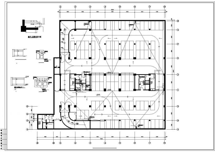 最新整理的办公楼给排水CAD设计施工图（含平面图）_图1