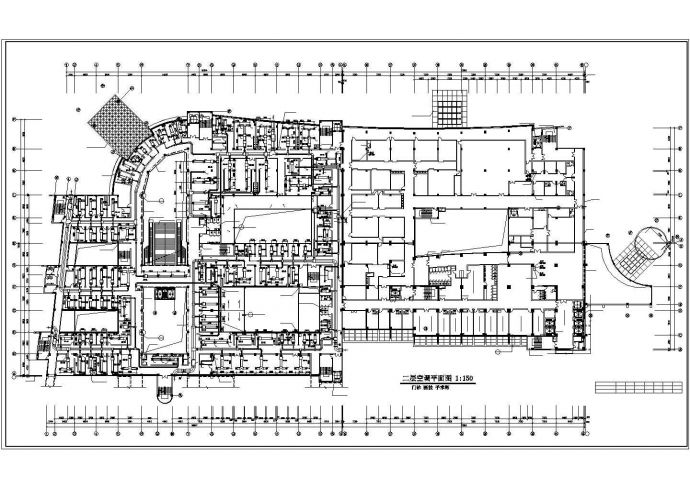 某医院办公楼全套中央空调设计cad施工方案图（含设备明细表）_图1