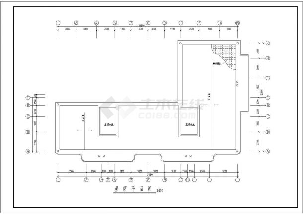 某新建安置楼建筑CAD详细设计构造完整施工图-图二