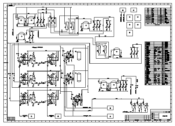 某电厂反渗透及离子交换系统设计cad图纸_图1