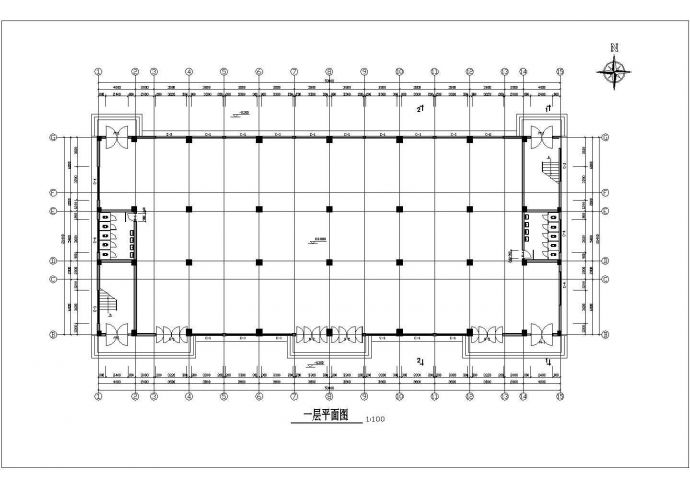 综合楼设计cad建筑施工图纸_图1