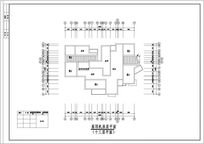 某地区点式小高层住宅楼建筑详细设计施工方案CAD图纸_图1