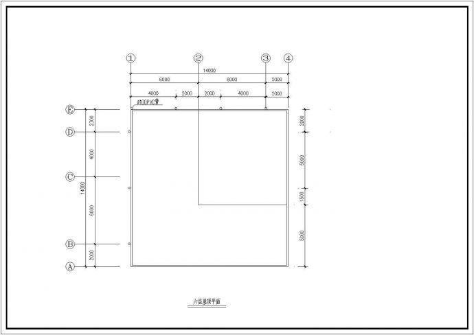 某地区多层商住宅楼建筑详细设计施工方案CAD图纸_图1